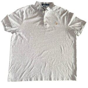 👕 Ralph Lauren Polo Shirt - Classic Fit Heather‎ Gray | Men’s XL